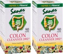 Sanar Naturals Colon Cleanser, 90 cápsulas (2 Pack) - Fibra dietética, Herbal y Probióticos Blend, Apoyo Digestivo, Colon Cleanse Suplemento para Hombres