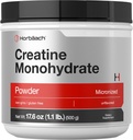 Horbäach Creatine Monohydrate Powder Silencio 1.1lb (17.6 oz) Silencio Micronized y Desflavored ANTE Vegetarian, Non-GMO, y Gluten Free Supplement