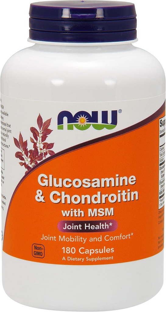 Glucosamina " Chondroitin with MSM - 180 Veg Capsules