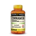 Canela NATURAL MASON, 1000 mg, 100 cápsulas (Pack of 3), Suplemento dietético herbal