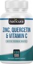 Quercetina de zinc con vitamina C y Yerba Mate - 4-en-1 Suplemento de apoyo nutricional - 120 Veggie Capsules - Made in the USA