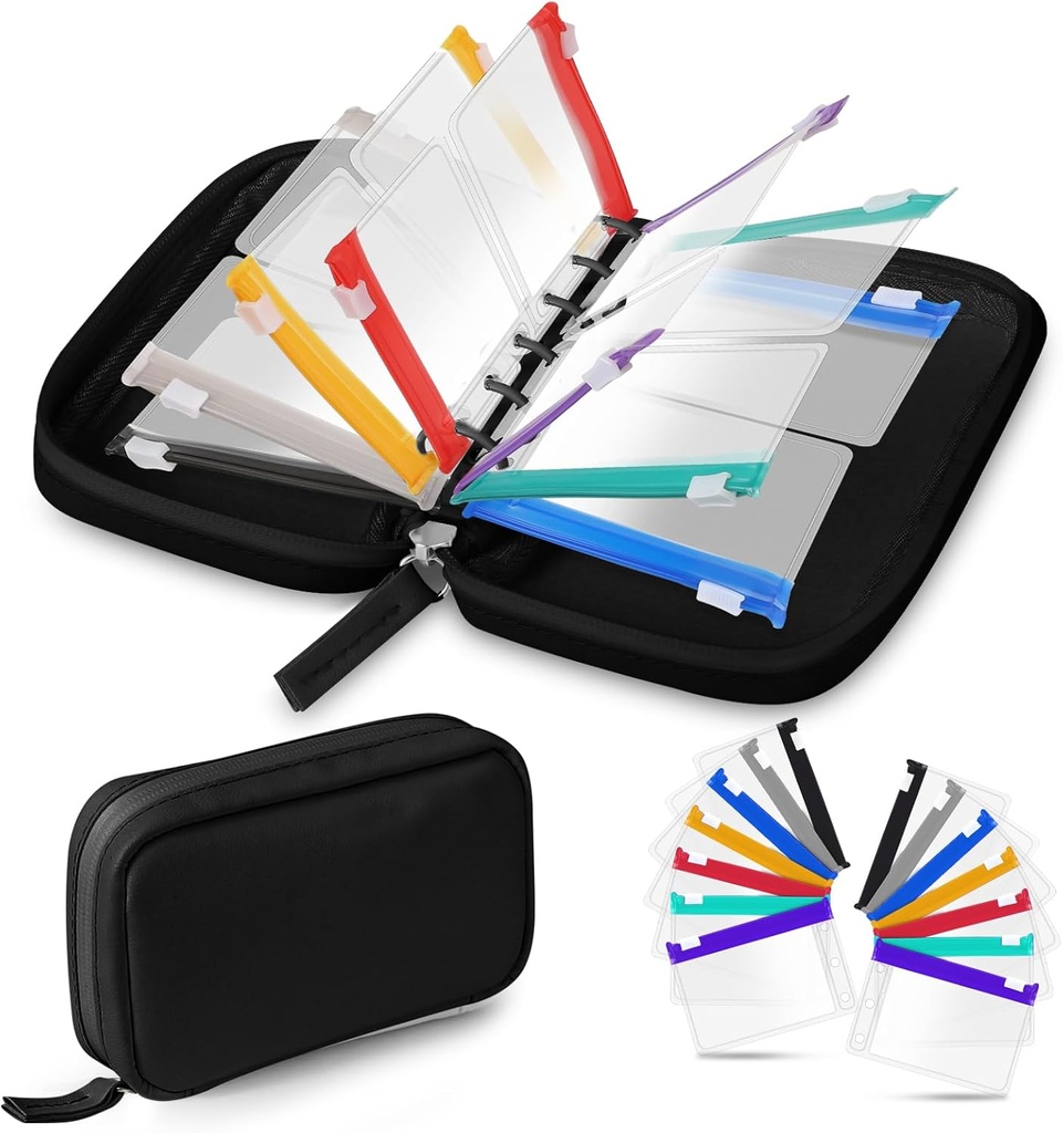Water-Proof Pill Pouch Set, Organizador Semanal 2 veces al día, almacenamiento de hojas de hoja con bolsas de medicina con colores, organizador de medicina de viaje reutilizable, cremallera