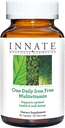 INNATE Fórmulas de respuesta One Daily sin hierro - Iron-Free Daily Multivitamin - Con vitaminas B - Vegetariano, No GMO y Kosher - Fabricado sin 9 Alérgenos Alimentarios - 60 Cuenta (60 Serviciones)