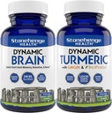 Stonehenge Health Dynamic Brain + Dynamic Turmeric Bundle Supports: Adquisición de memoria, Retención, > Recordar