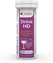OmneDiem Bebida HD Suplemento dietético: Neutralización de Histamina Natural " Enzima de Diámina Oxidase DAO, 20 cápsulas