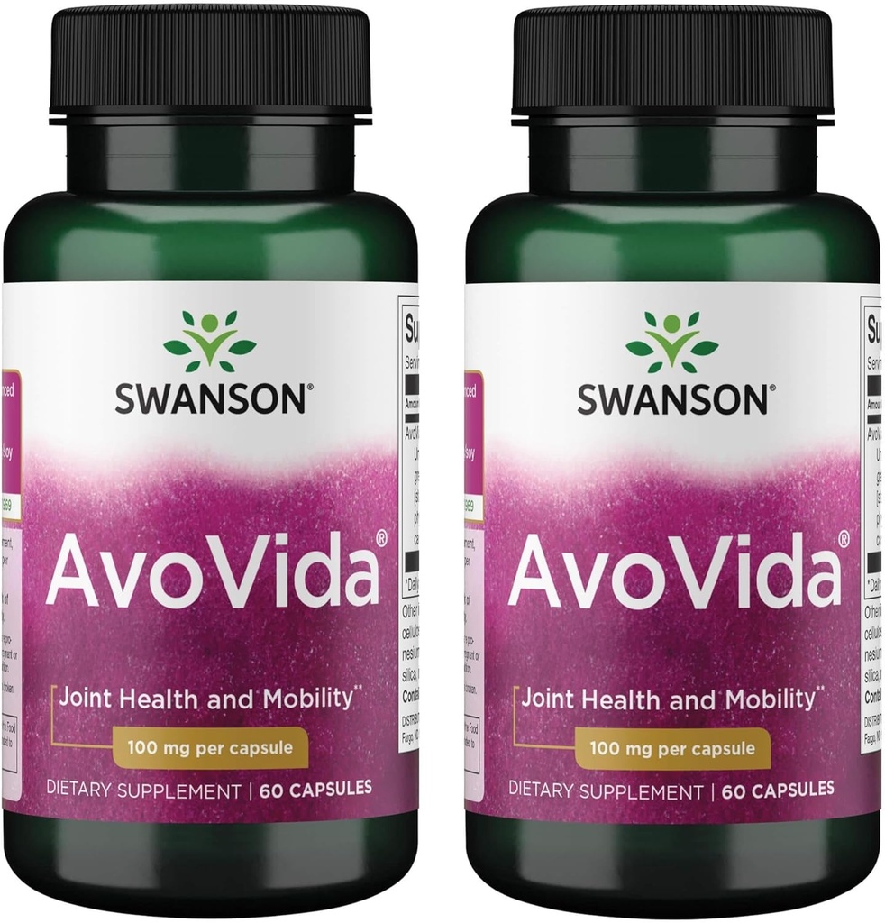 Swanson Avovida 100 Milligrams 60 cápsulas (2 Pack)