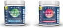 BIOHM Esencial Bundle, Rojos Digestivos y Verdes, Polvo Superalimentario, Antioxidantes, Vitaminas, Probióticos, Salud Digestiva para Hombres y Mujeres, Suplemento de Digestión con Enzimas, 30 Serviciones Cada