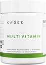 Kaged Multivitamin Capsules ← Alimentos completos Frutas orgánicas " verduras  tolera Plant Based Vegan Multivitamin  vírgenes Vitamin C, D, E, B12 ← Suplementos para hombres " Mujeres Silenciosos 30 Serviciones
