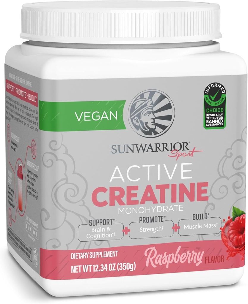 Creatine Monohydrate Powder Micronized PreWorkout Recovery Suplemento ← Soporte Muscle Building Strength Training Cognition ← Vegan & Keto Friendly Mixes (50 Servings) Raspberry Flavored