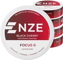 NZE Caffeine Free Nootropic Pouches (Black Cherry) - Nootropic Pouches with Alpha GPC, L-Tyrosine & L-Theanine - No Sugar or Artificial Sweeteners - 15 Pouches Por Can - 5 Pack