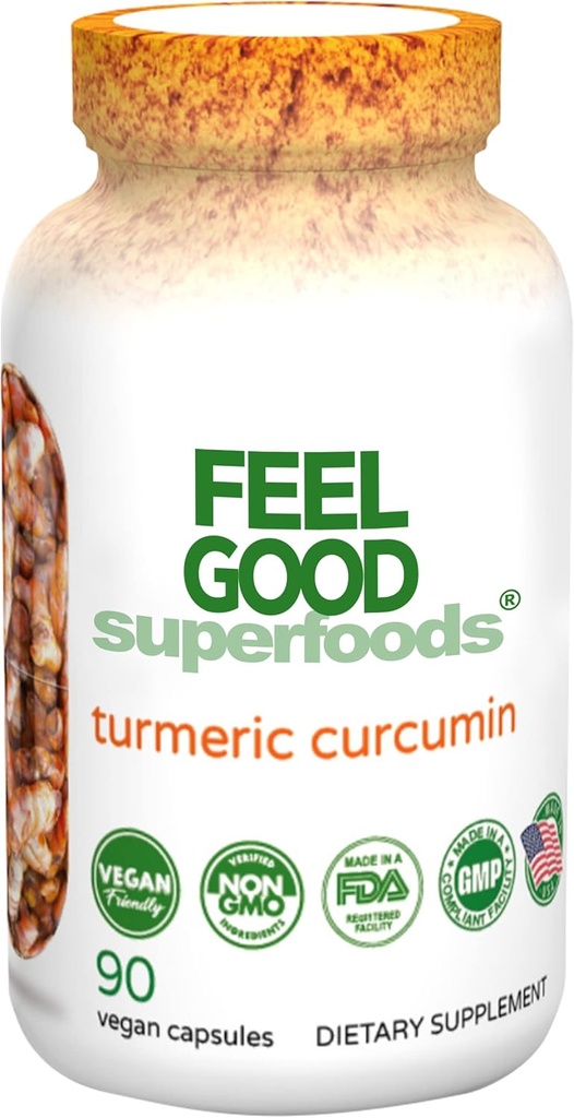 1000mg Cápsulas de Curcumina Turmérica, fortificada con 95% de Curcumin Extract y Black Pepper Extract, 90 Conde