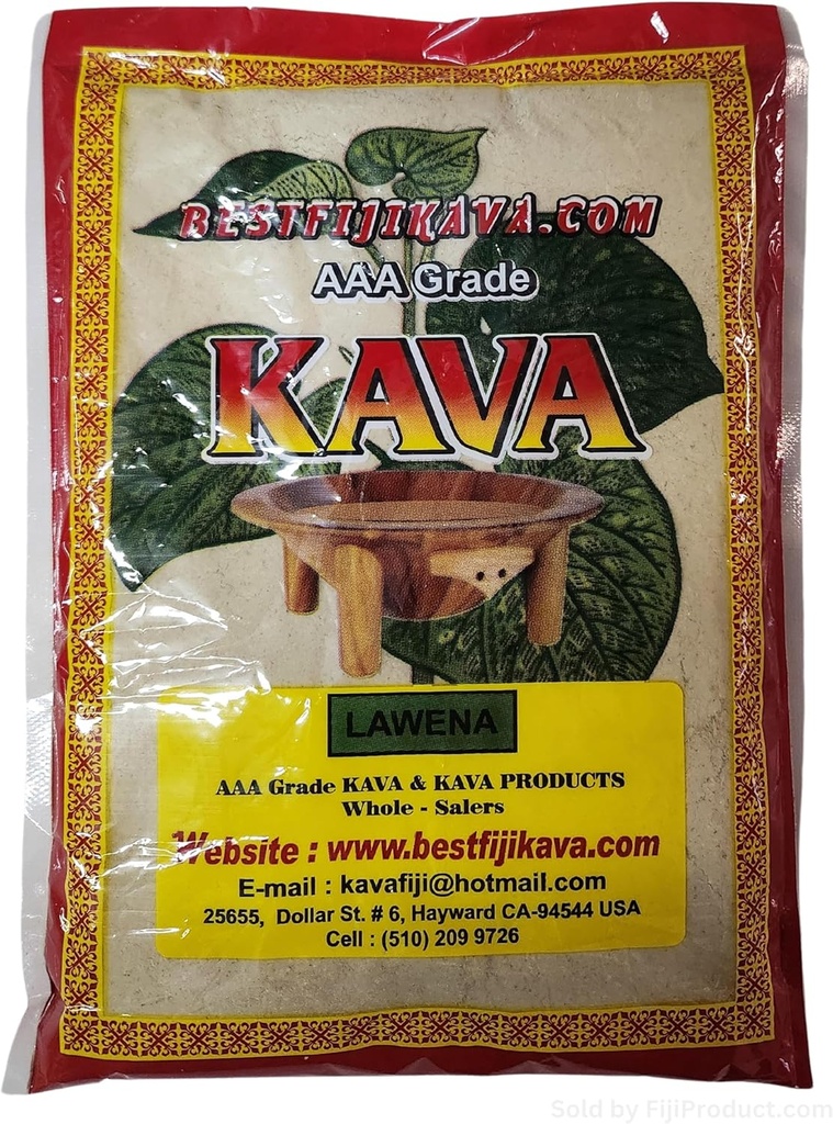 Lewena Premium Kava Root Powder (1/2 Lb - 8 Oz Bag) Suplemento Herbal Kava Root Drink ...