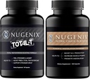 Nugenix Nitric Oxide Booster y Booster Total-T Testosterone para Hombres