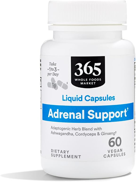 365 by Whole Foods Market, Adrenal Support Liquid Capsules, 60 Cuenta