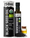 RAWYA Black Seed Oil - USDA Organic Certified - Cold Pressed - 8.4 Fl oz - Extra Virgin - Turkish Black Cumin Seed - Premium Nigella Sativa con Thymoquinone - Kalonji - Non-Gluten-Free - Suplementos Nutricionales - Extra Strong Taste