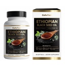 Premium Ethiopian Black Seed Oil Capsules - High Thymoquinone Content (TQ) - Cold-Pressed & Organic Sourced Nigella Sativa - Supports Vitality, Radiant Skin & Digestive Harmony - 90 Softgels