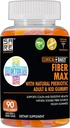 CLINICAL DAILY Fiber Max, Vegan High Fiber Gummies for Adults & Kids. Alivio del estreñimiento para adultos y niños. Prebiotic Inulin Fiber Supplement Gummies. 90 Gummies laxantes libres de gluten para la reparación de Gut