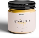 100% Pura Royal Jelly - Raw " Unprocessed, Empaquetada con vitaminas " Aminoácidos, Natural Skincare (2oz)