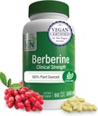 Salud Thru Nutrition Berberine HCl 500mg 60 Servings ← Clínica Strength Suplemento Silencio Certified Vegan ← Non-GMO Silencio Soy Free ← 3rd Parte testada