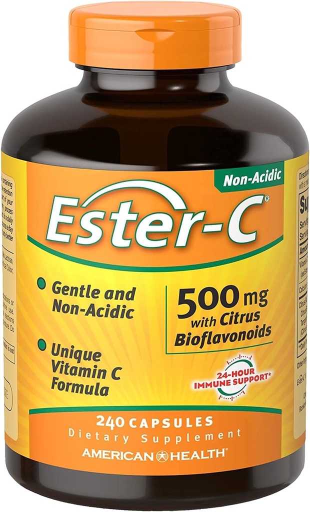 Ester-C 500 mg con Citrus Bio, 240 cap (Pack de 2)