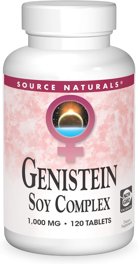 Fuente Natural Genistein 1000 Mg (Mujer Eterna), 120 Tablets