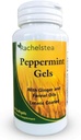 Peppermint Gels: 90 softgels Enteric Coated con aceites de jengibre y de hinojo del té de Rachel