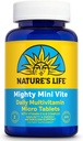 Vida poderosa de la naturaleza Mini Vite - Multivitamina diaria para mujeres y hombres - Complejo de vitamina D y B - Apoyo al metabolismo de la inmunidad y la energía - Laboratorio Verificado - 120 Serviciones, 240 Micro Tabletas