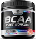 Powder de la bebida de recuperación muscular con BCAA, L-Glutamina & Amino Acids - Mejores suplementos de recuperación muscular para el entrenamiento de postes - Sugar gratis, Ramada de la cadena Aminoácidos Suplemento para Mujeres & Hombre - 45 Servimientos