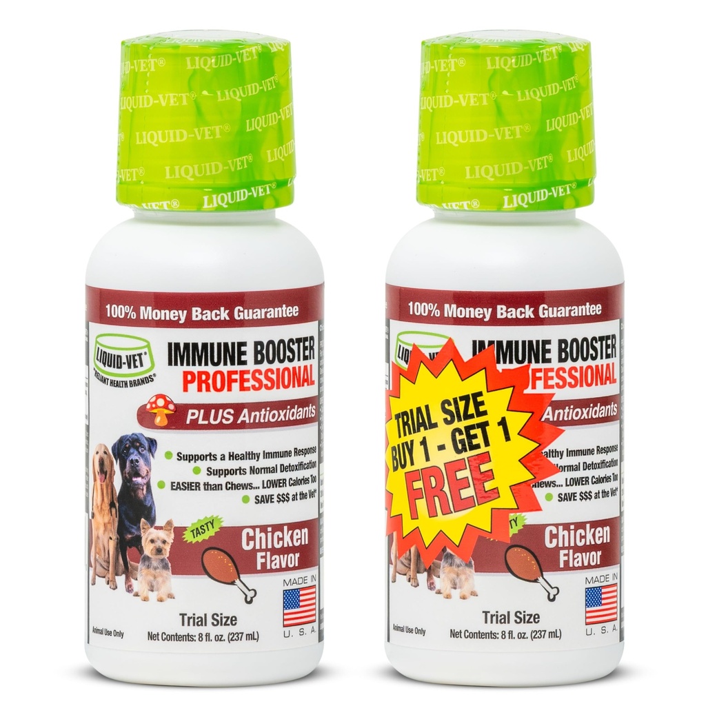 Immune Support for Dogs – Antioxidant Protection & Gut Health – Inulin, Beta-Glucan & Omega-3s / Fish Oil & More! - Made for Picky Eaters
