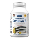 ANDREW LESSMAN Essential Omega-3 Orange - 60 Softgels - Ultra-Pure, Alta Potencia Omega-3 Aceites. High DHA, No Stomach Upset, No Contaminants, No Mercury. Pequeño fácil de absorber Softgels