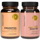 Futuro Kind Best Sellers Bundle ← Vegan Multivitaminas y Collagen Booster ← Vegan Multivitaminas para Mujeres y Hombres con B12, Omega 3, y Vitamina D3 ← Collagen apoya la piel, el pelo y la salud de uñas