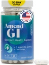 Amend GI All-Natural Stomach Health Support 60 Capsules - Nutraceutical for Stress-Induced Ulcer Symptoms - Supports Healing and Digestive Health with Asiatica Extract & CM Chitosan