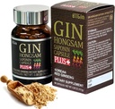 Korean Red Ginseng [Gin HONGSAM] 60 cápsulas - Premium Anti Aging Suplementos - Boost Energy ¦ Immune  durable Memory for Women and Men 100% Red Ginseng