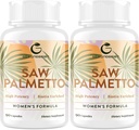 Saw Palmetto for Women Hair Loss - DHT Blocker con 5-en-1 Blend for Hair Growth, Skin & Nails, Urinary Wellness - Extra Strength Saw Palmetto Suplemento - 180 Capsules