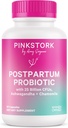 Probióticos de estufa rosa para mujeres postnatales - 30 millones de francos CFUS con Ashwagandha y manzanilla, Esenciales posparto para el equilibrio hormonal, Apoyo al humor, Salud Gut, Bienestar Digestivo, 30 cápsulas