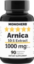 Arnica Extracto 1000 mg - 90 cápsulas vegetarianas