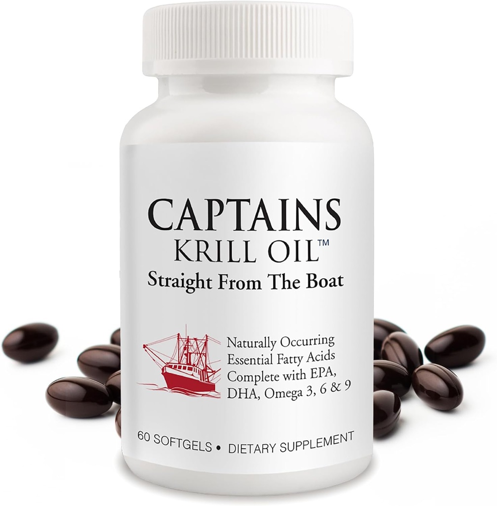 Capitáns Puro Aceite de Krill Antártico TinyGels ← 1-Bottle, 60 cápsulas