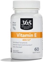 365 por Whole Foods Market, Vitamina E 400 UI con Tocopherols mixtos, 60 Cuenta