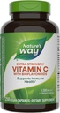 Vía de la Naturaleza Vitamina C con Bioflavonoides, promueve la producción de colágeno para la piel sana*, 1g Vitamina C como ácido ascóbico por cápsula, 250 cápsulas vegas (paquete mayo Vary)