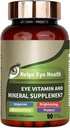 Vitamina Ojo & Suplemento Mineral con Luteina, Zeaxantina, apoya el Estreno Ojo, Visión Salud para Adultos con Vitaminas C & E, Vitamina Ojo vegano