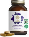 PURE SYNERGY Vita· Min·Herb for Women ← Suplemento Multivitamínico Integral de Mujeres Silencio Hecho con Alimento Integral Orgánico No GMO & Ingredientes Veganos ← Apoya Energía & Salud Inmunitaria (120 Tablets)