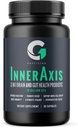 InnerAxis 2-in-1 Brain and Gut Health Probiotic, 10 Billion CFU, 8 Strains Symbiotic para Gut, Psychobiotic, Mood and Brain Support, Acidophilus Probiotic for Women and Men, 30 Servings
