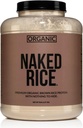 Naked Rice - Orgánica Brown Rice Protein Powder - Vegan Protein Powder - 5Lb Bulk, GMO Gratis, Gluten Free & Soy Free. Proteína de base vegetal, sin ingredientes artificiales - 76