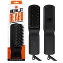 Straightener de barba salvaje para hombres - 3 Ajustes de temperatura, cepillo de barba calentado Tourmaline Cerámica & Peineta caliente - Tecnología portátil, iónica, Cabello grueso & rizado, 400F - Herramienta de baño