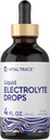 Carlyle Electrolyte Drops 4 fl oz ANTE Hydration Liquid Supplement for Drinks ← Fórmula Vegan ← Keto-Friendly, Non-GMO, Gluten Free