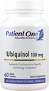 Pacientes One Ubiquinol 100 mg tención Suplemento para apoyar la salud cardiaca y vascular* ← Forma antioxidante activa de CoQ10 Silencio 60 cápsulas