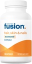 Fusión baria ONE por día Bariatric Piel de pelo y uñas Vitaminas REJUVENATOR para las mujeres ← Crecimiento del cabello vegano Vitaminas con Biotina, Vitamina B12 y B1  Easy to Swallow TEN 120 Capsules
