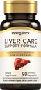 Piping Rock Liver Cleanse Complex ← 90 Capsules ← Liver Care Support Fórmula ¦ No GMO, Gluten Free Supplement