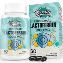 Liposomal Bovine Lactoferrina 1000 mg - Absorción Superior - para Absorción de Hierro &amp; Función Inmunitaria Suplementos de lactoferrina para adultos, 60 Softgels