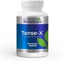 Tense-X - Natural Vegan Stress Support Suplemento, ayuda al cuerpo para lograr la relajación mental y física - 60 cápsulas vegetarianas